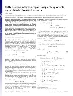 Betti numbers of holomorphic symplectic quotients via arithmetic
