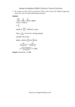 Answer on Question #59985, Chemistry / General Chemistry C5H12