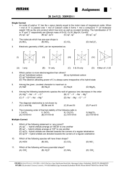 Assignment - FIITJEE Hyderabad