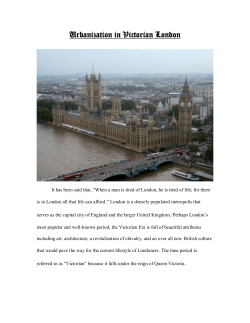Urbanization in Victorian London