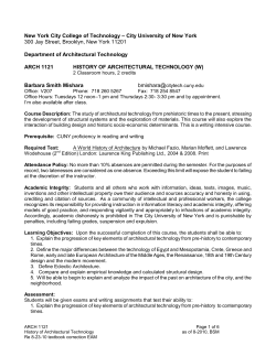 ARCH 1121 - TeachArchives.org