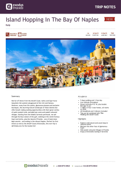 Island Hopping In The Bay Of Naples