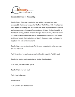 Episode 908, Story 3 &ndash; Florida Map Tukufu Zuberi: This case