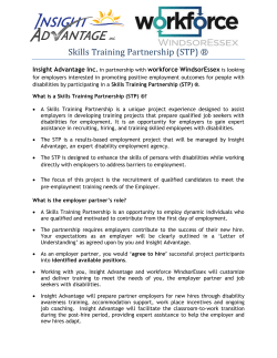 Skills Training Partnership (STP)