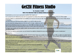 Get2it Fitness Studio