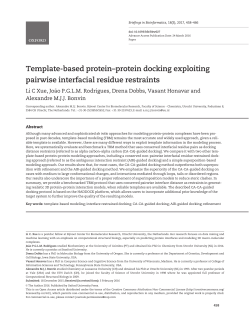 Template-based protein–protein docking