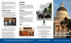 The Sacramento Semester Program