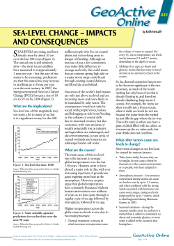 Sea levels