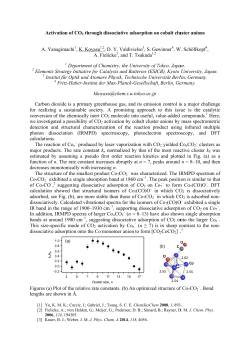 A. Elements Strategy Carbon dioxide is for realizing a sust