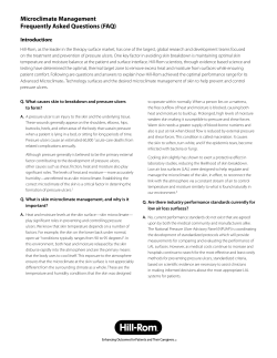 Microclimate Management Frequently Asked Questions (FAQ)