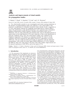 Analysis and improvements of cloud models for