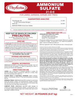 ammonium sulfate - Wilbur