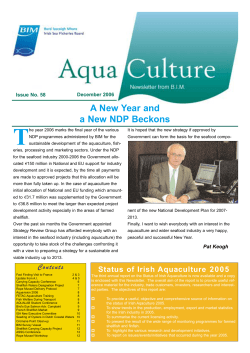Aquaculture Newsletter Issue no. 58