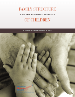 family structure and the economic mobility of children