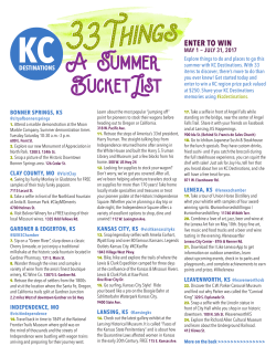 enter to win - KC Destinations