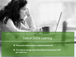 Cost of Online Learning - State University System of Florida
