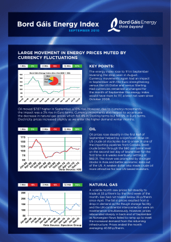September 2010 Index report