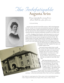 The Indefatigable - UCC Deaconess History