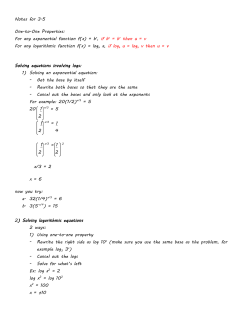 notes for 3-5