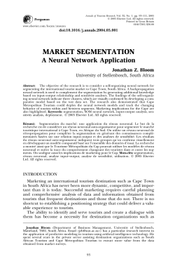 market segmentation - NUS School of Computing