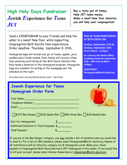honey-gram-order-for.. - Congregation Beth David