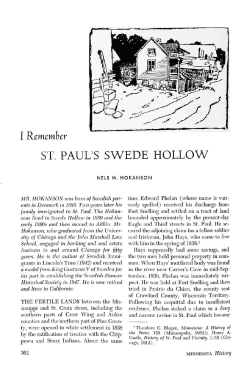 Swede Hollow - Collections - Minnesota Historical Society