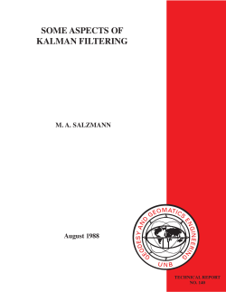 some aspects of kalman filtering