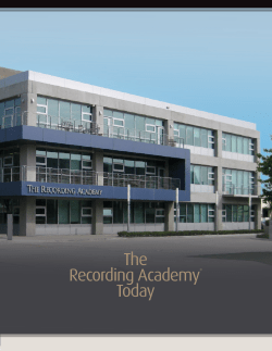 The Recording Academy&reg; Today