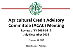 Presentation - State Bank of Pakistan