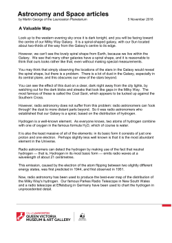 Astronomy and Space articles