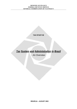 Tax System and Administration in Brazil - Receita