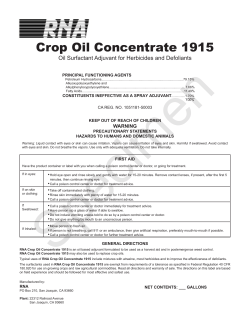 Crop Oil Concentrate 1915