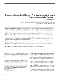 Posture-dependent Human 3He Lung Imaging in