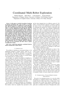 Coordinated Multi-Robot Exploration
