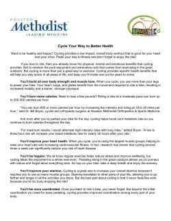 Cycle Your Way to Better Health