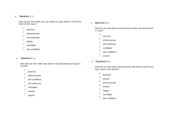 Pre-phonics baseline questionnaire