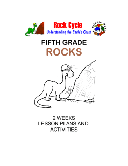 FIFTH GRADE ROCKS - Math/Science Nucleus