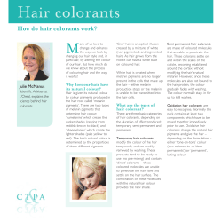 Hair colorants