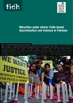Minorities under attack: Faith-based discrimination and