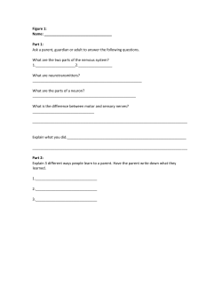 Figure 1: Name: Part 1: Ask a parent, guardian or adult to answer the