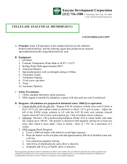 Cellulase ECU - Enzyme Development Corporation