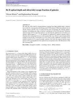 He II optical depth and ultraviolet escape fraction