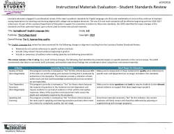SpringBoard ELA Grades 6-8