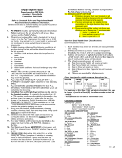 rabbit/cavy - POLK COUNTY FAIR