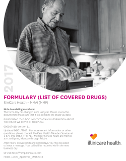 2017 Formulary - Medicare-Medicaid Plan by IlliniCare Health