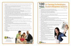 for Turning Technologies Student Response Systems IDEAS
