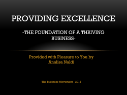 slides - The Business Movement