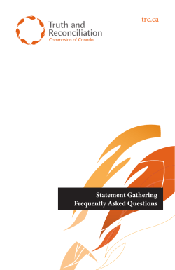 Statement Gathering - Frequently Asked Questions