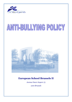 Anti-bullying policy Secondary