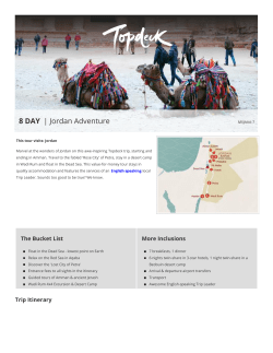 8 DAY | Jordan Adventure